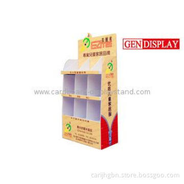 Kids Wear Cardboard Display Stand Rack , Garments Display R